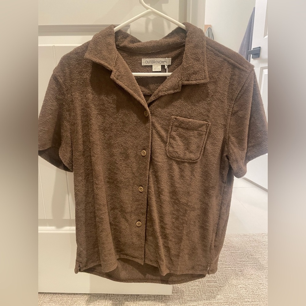 NWT Outerknown terry polo